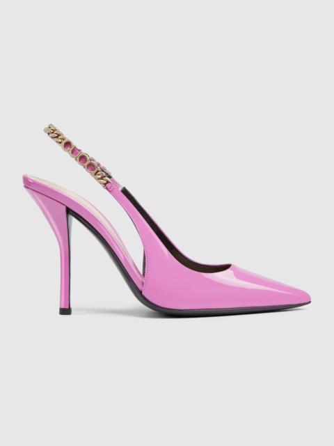 GUCCI Gucci Signoria slingback pump