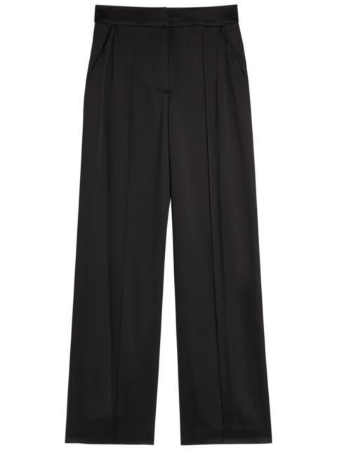 Simkhai Kyra Wide-leg Satin Trousers