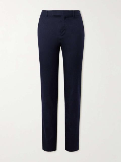 CELINE Slim-Fit Cotton-Gabardine Trousers