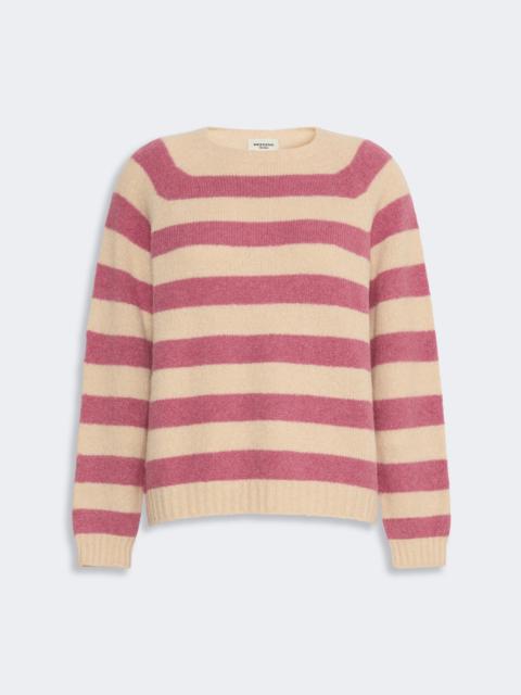 WEEKEND Max Mara GHIACCI Alpaca and cotton sweater - RASPBERRY