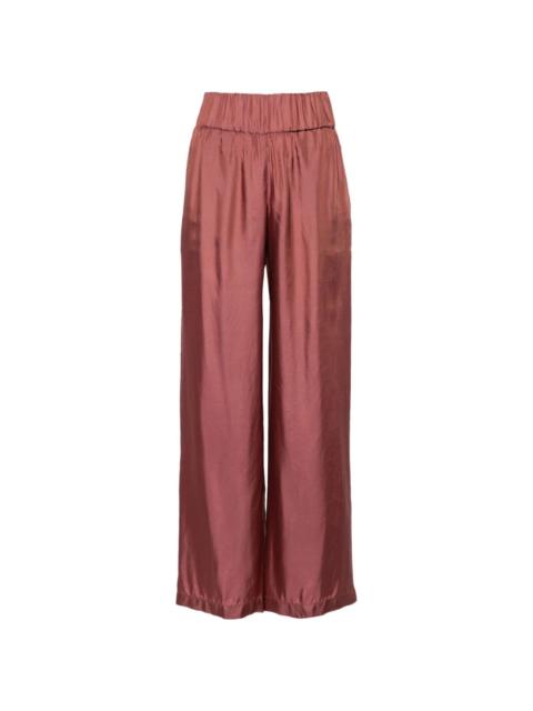 Aspesi straight-leg satin trousers