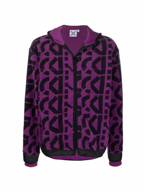 KENZO PURPLE MONOGRAM ZIP HOODIE FOR MEN | miinto | REVERSIBLE