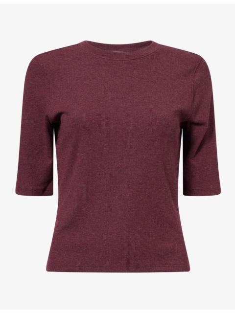 FRAME The Rib Crew Modal-Jersey T-Shirt