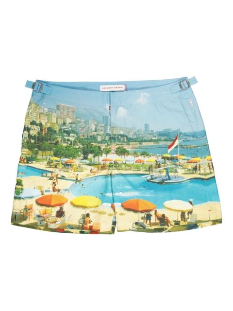 ORLEBAR BROWN Bulldog Monte Carlo print swim shorts