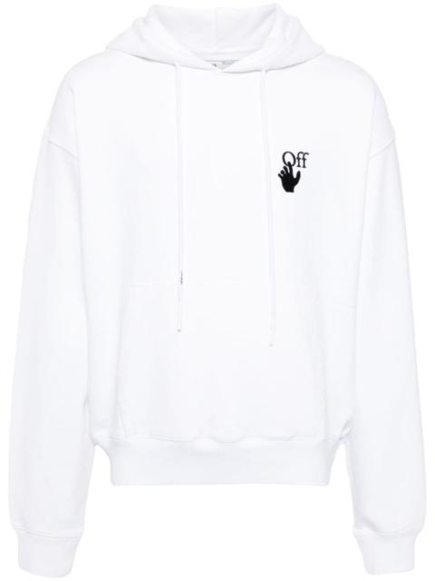 Off-White graphic-print cotton hoodie