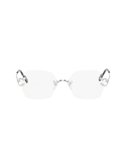 Cartier Silver 'Signature C de Cartier' Glasses