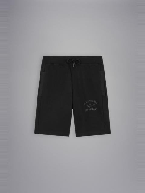 Paul & Shark COTTON BERMUDA WITH ICONIC BADGE