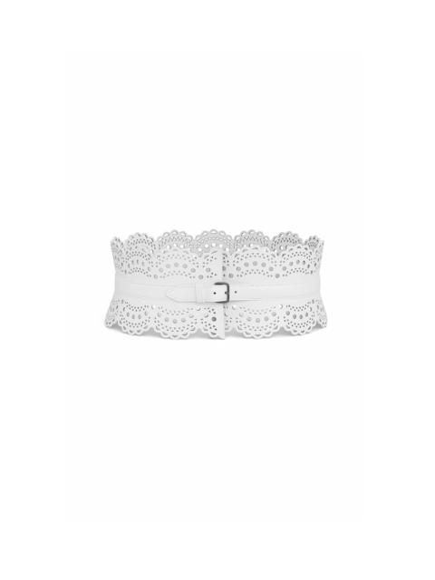 Alaïa BUSTIER BELT IN VIENNE WAVE CALFSKIN