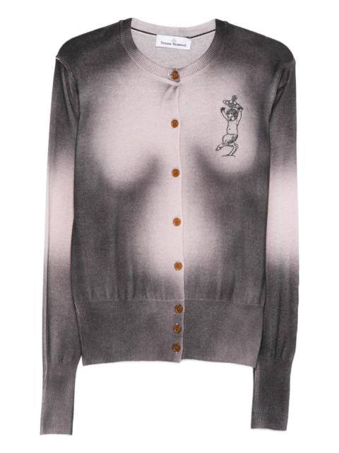 Vivienne Westwood Elle embroidered ombré cardigan