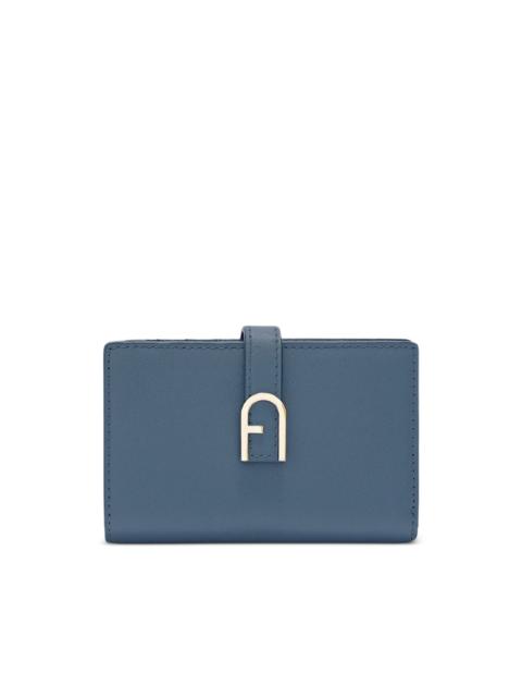 FURLA buckle-fastening leather wallet