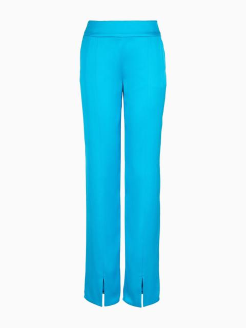 GIORGIO ARMANI Double silk-satin trousers