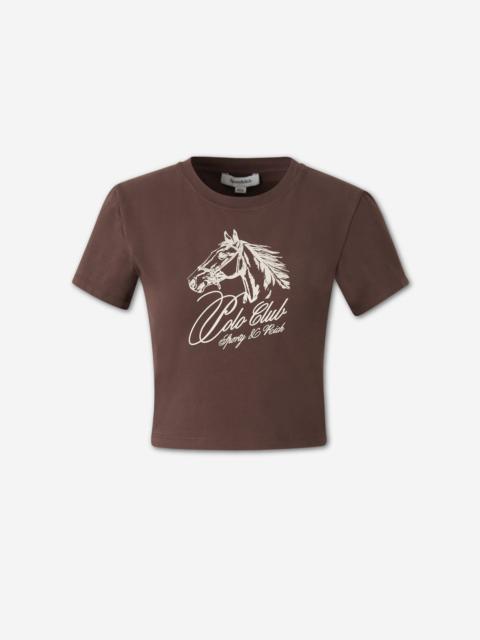 Sporty & Rich SHORT SLEEVE T-SHIRT HORSE