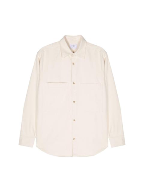 NN07 Freddy long-sleeve cotton shirt