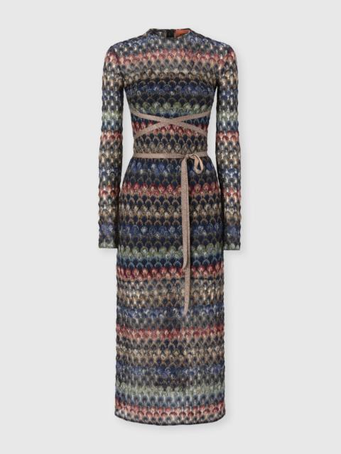Missoni Midi dress with back cut-out detail