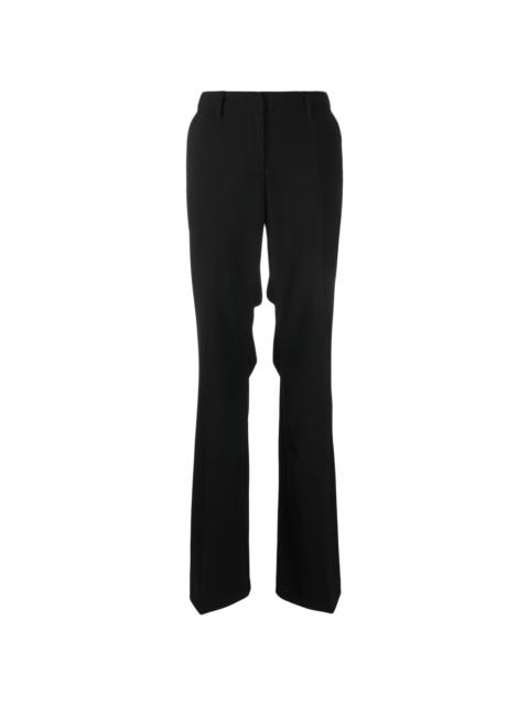 Bottega Veneta SARTORIAL WOOL TWILL FLARED PANTS | REVERSIBLE