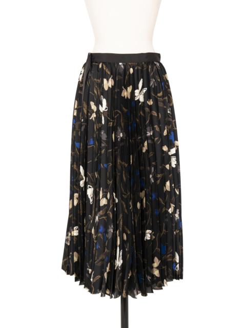 sacai Floral Print Skirt