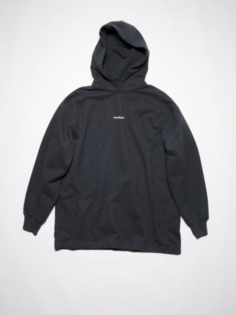 Acne Studios Logo hooded sweatshirt - Black