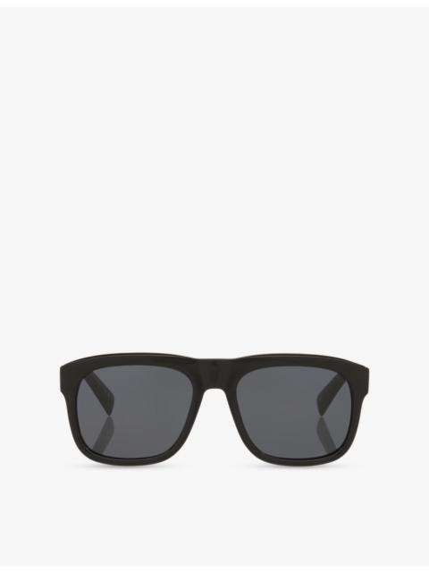 SAINT LAURENT SL 558 Square-Frame Acetate Sunglasses