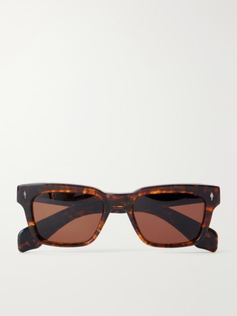 JACQUES MARIE MAGE Molino Rectangular-Frame Acetate Sunglasses