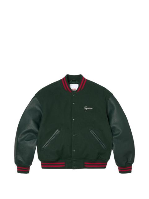 Supreme Cross varsity jacket