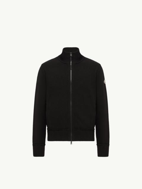 Moncler Cashmere & Wool Zip-Up Cardigan