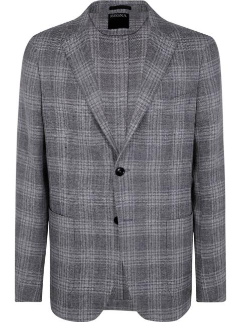 ZEGNA check-pattern blazer