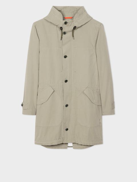 Paul Smith Cotton Hooded Parka Coat