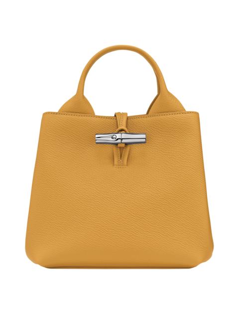 Longchamp Le Roseau S Handbag Nutmeg - Leather