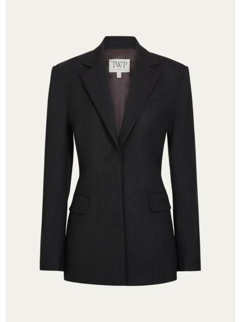 TWP Notched Sloped Blazer