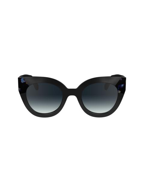 Longchamp Sunglasses Black/Blue Havana - OTHER