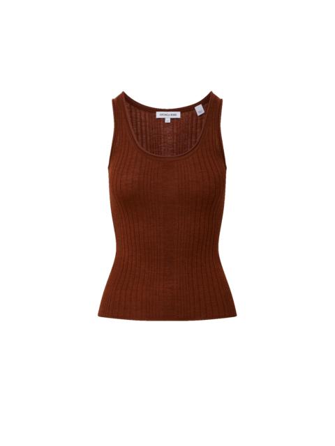 VERONICA BEARD BIRKE MERINO WOOL TANK TOP