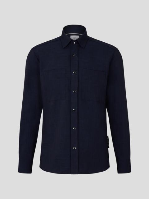 Clive Shirt in Navy blue