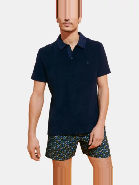 Men's Solid Terry Polo