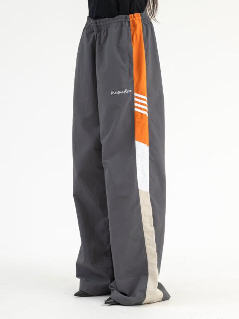 Martine Rose GREY / ORANGE / BEIGE  WIDE LEG TRACKPANT