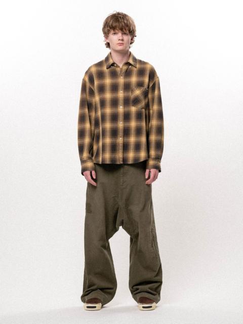 KAMIYA Repaired Corduroy Sarouel Pants