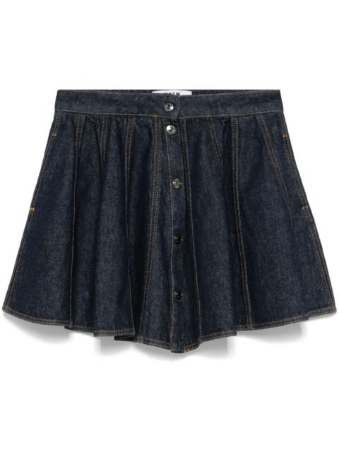 MSGM denim mini skirt