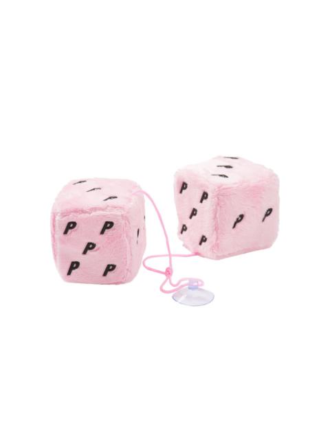 PALACE FUZZY HANGING DICE PINK