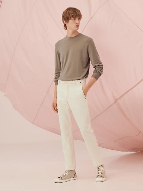 Hermès Saint Germain pants with colorful Clou de Selle details