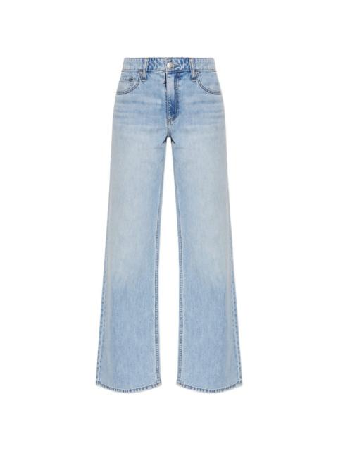 rag & bone faded straight-leg jeans