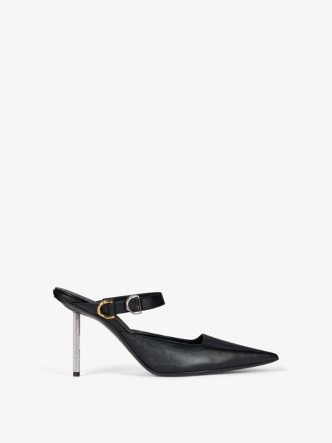 VOYOU SLINGBACKS IN LEATHER