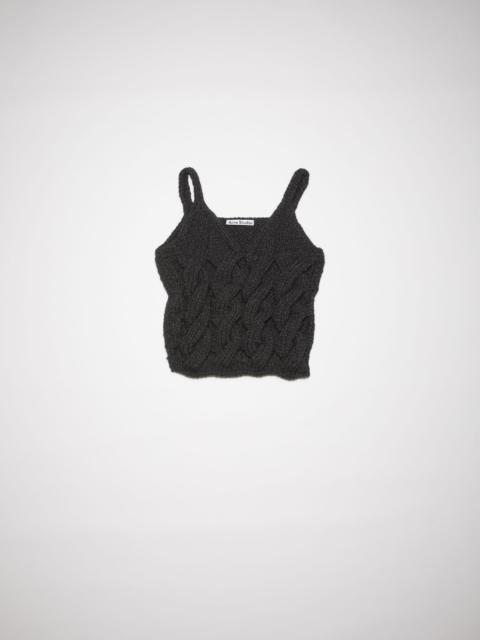 Acne Studios Hand knit tank top - Anthracite grey