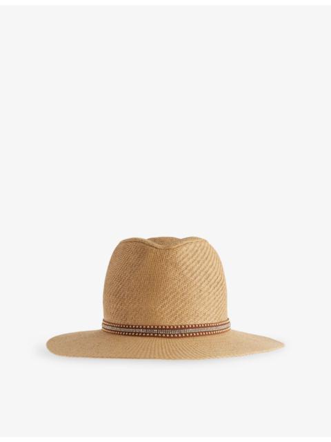 MELISSA ODABASH Kate Woven Fedora Hat