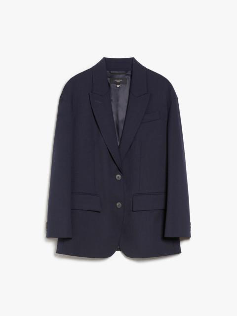 WEEKEND Max Mara QUADRO Oversized wool-blend gabardine blazer