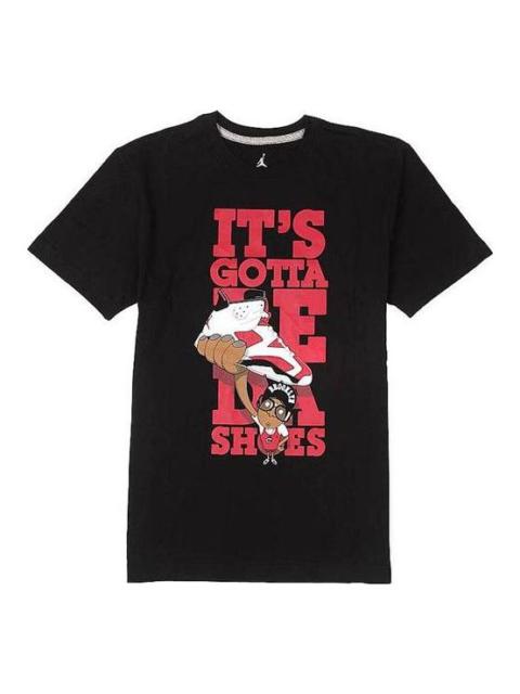 Nike Nike AS IT'S GOTTA BE DA SHOES T-shirt 'Black' 635707-010