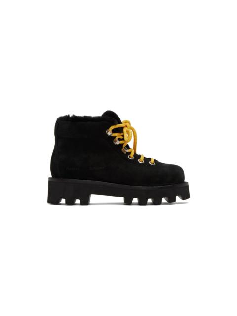 Black Suede Hiking Boots