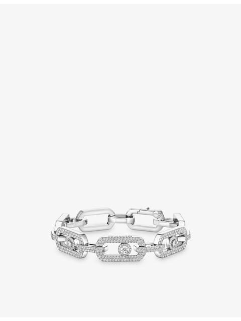 MESSIKA So Move XL Pave 18ct White-Gold And 3.28ct Diamond Bracelet
