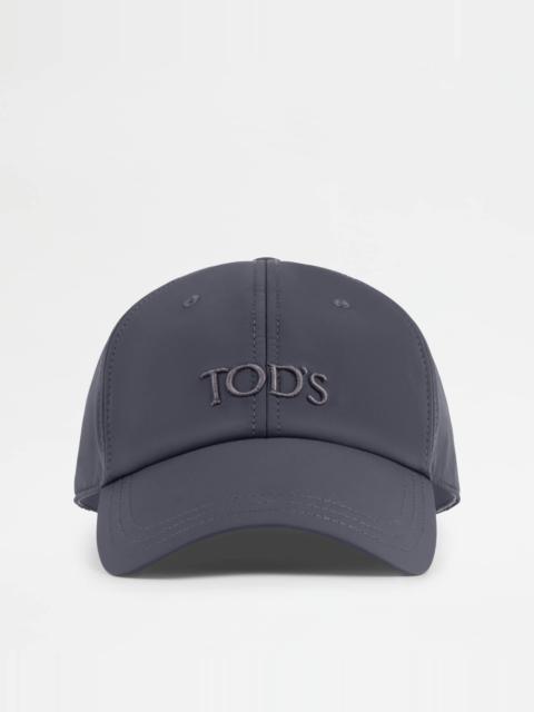 Tod's BASEBALL CAP IN TECHNICAL FABRIC - GREY