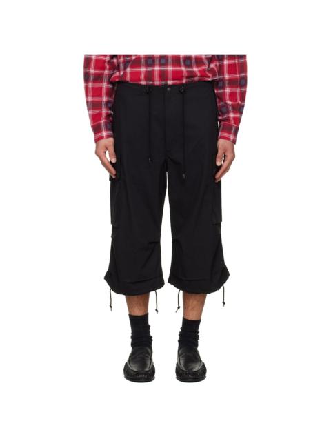 NEEDLES Black Field Cargo Shorts