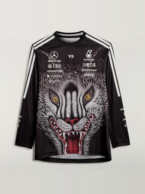 Y-3 Y-3 MERCEDES DRIVER JERSEY LONG SLEEVE