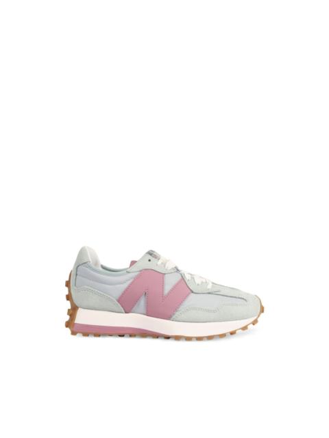 New Balance 327 suede-panelled sneakers